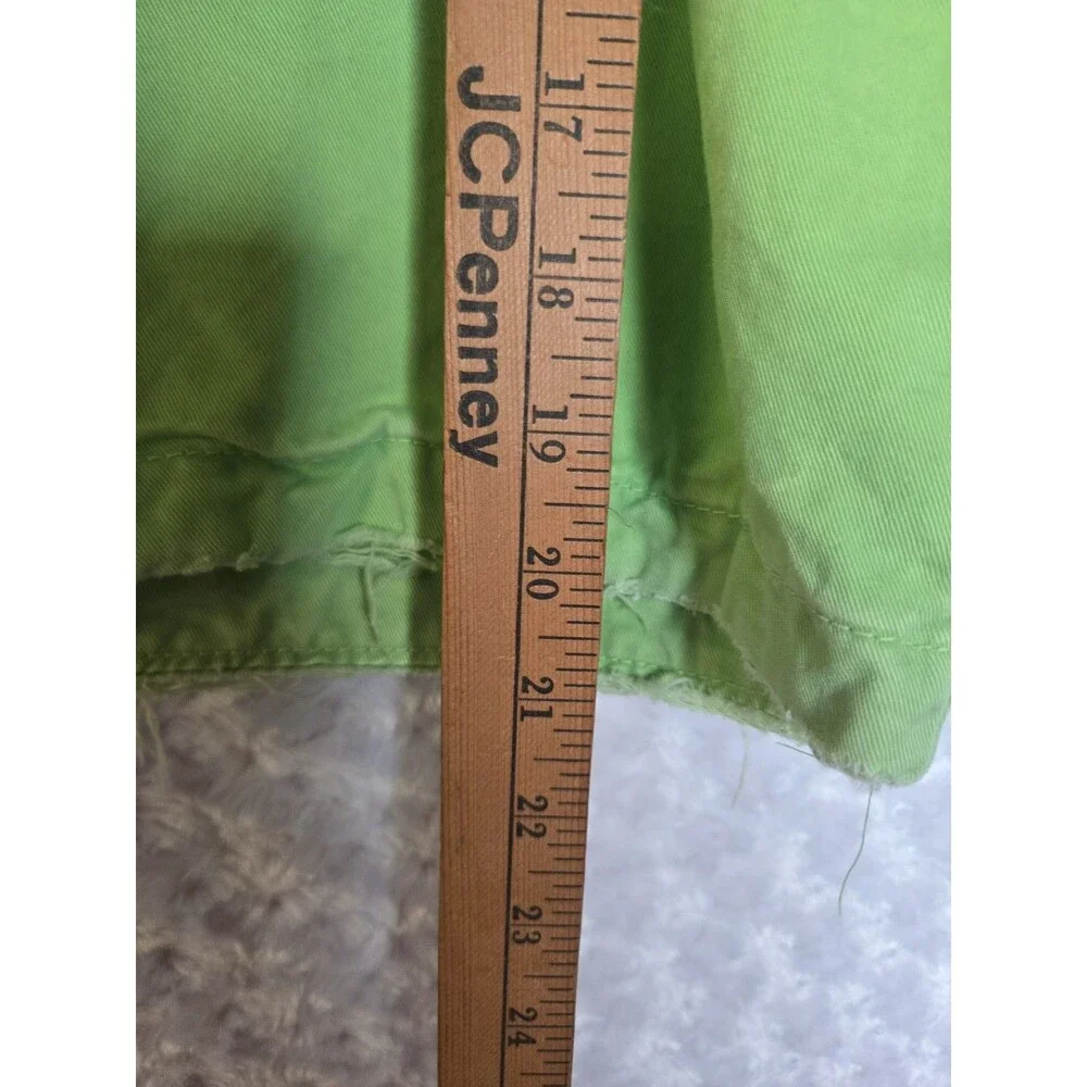 Abercrombie And Fitch Washed Green Mens Shorts Size 34